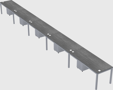 Rectangular desk
