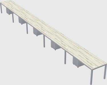 Rectangular desk