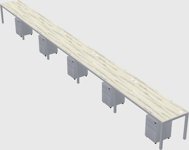 Rectangular desk