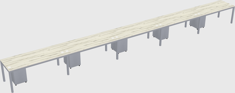 Rectangular desk