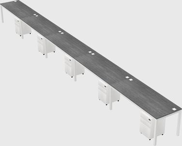 Rectangular desk