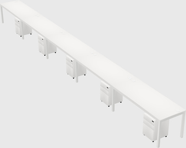 Rectangular desk