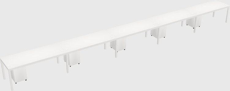 Rectangular desk