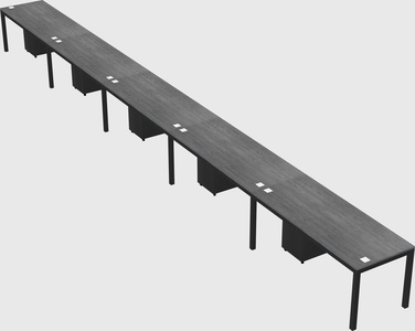 Rectangular desk