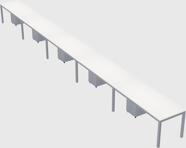 Rectangular desk