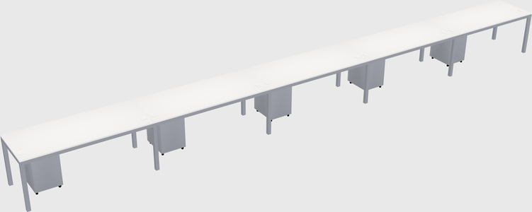 Rectangular desk