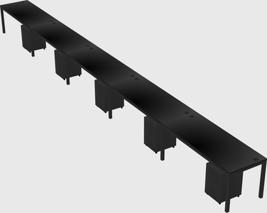 Rectangular desk