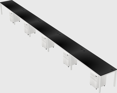 Rectangular desk