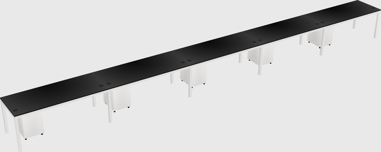 Rectangular desk
