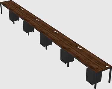 Rectangular desk