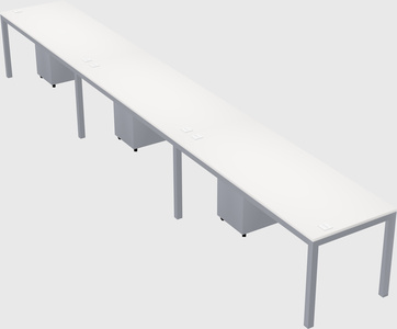 Rectangular desk