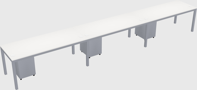 Rectangular desk