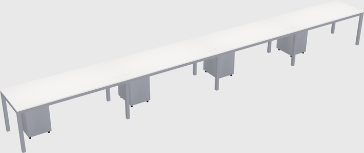 Rectangular desk