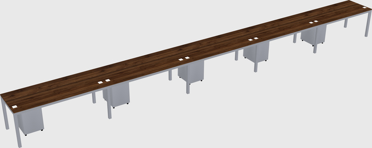 Rectangular desk