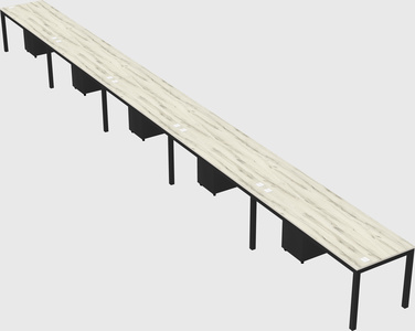 Rectangular desk