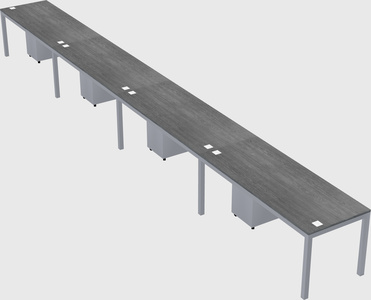 Rectangular desk