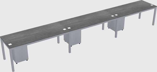Rectangular desk