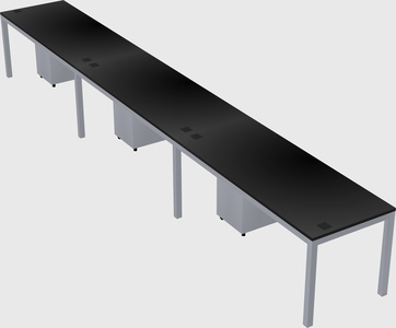 Rectangular desk