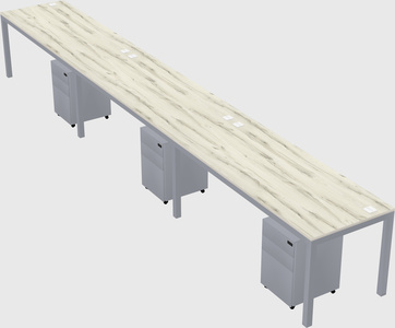 Rectangular desk