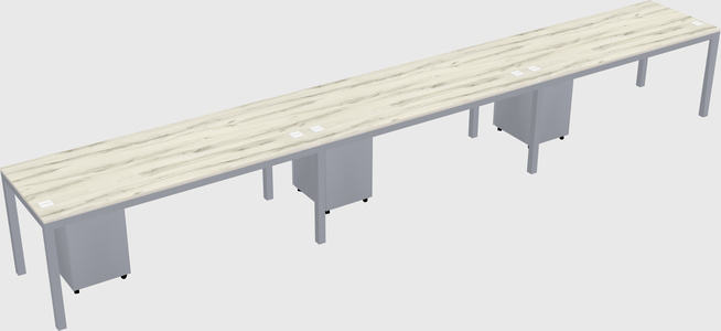 Rectangular desk