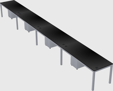 Rectangular desk