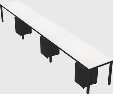 Rectangular desk