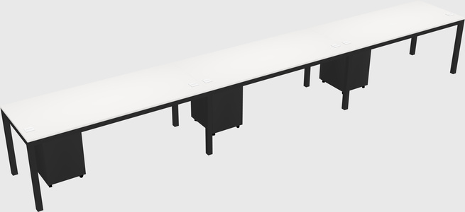 Rectangular desk