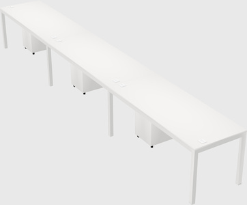 Rectangular desk