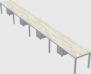 Rectangular desk
