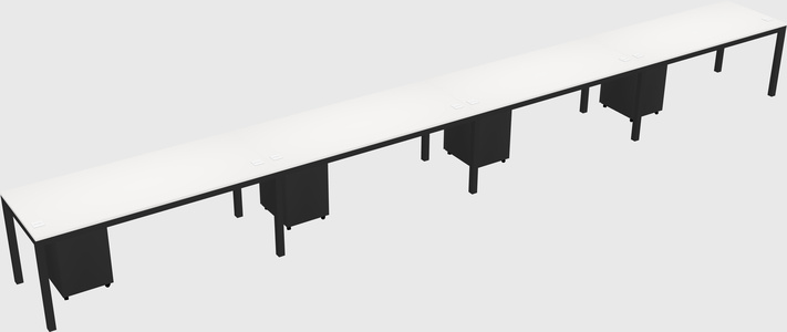 Rectangular desk