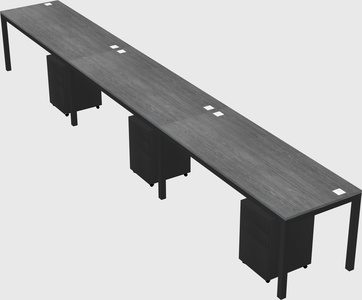 Rectangular desk