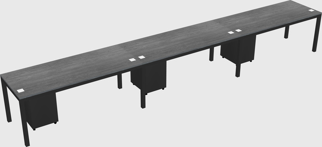 Rectangular desk