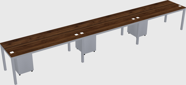 Rectangular desk