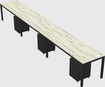 Rectangular desk