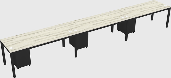 Rectangular desk