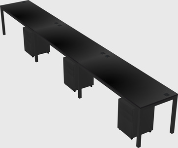 Rectangular desk