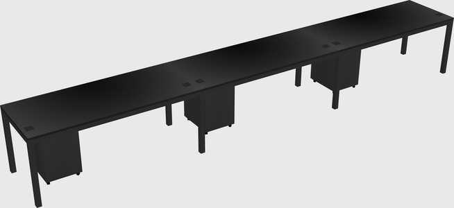 Rectangular desk