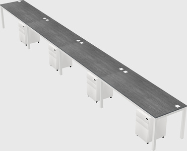Rectangular desk
