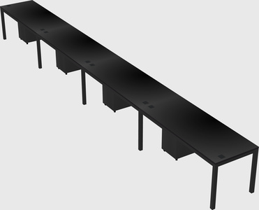 Rectangular desk