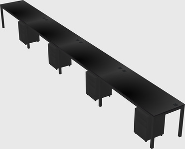 Rectangular desk
