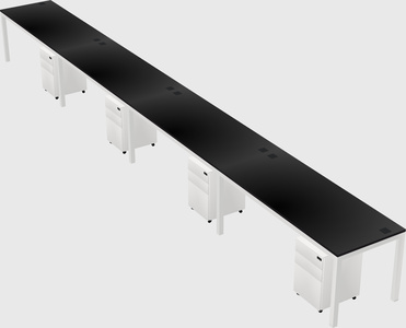 Rectangular desk