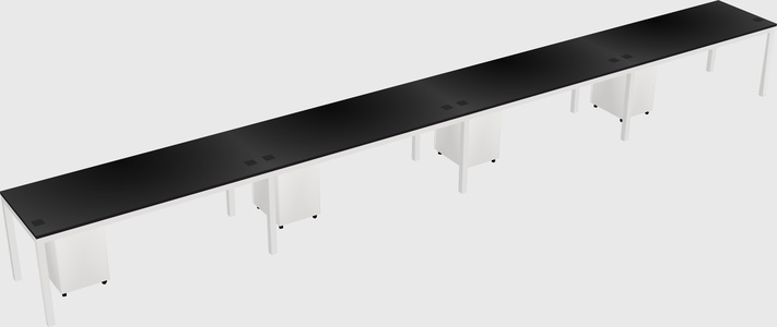 Rectangular desk