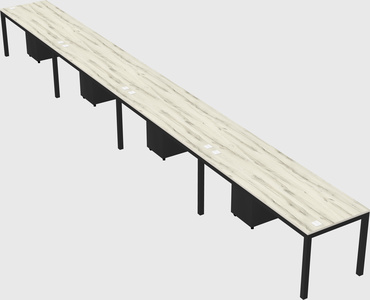 Rectangular desk