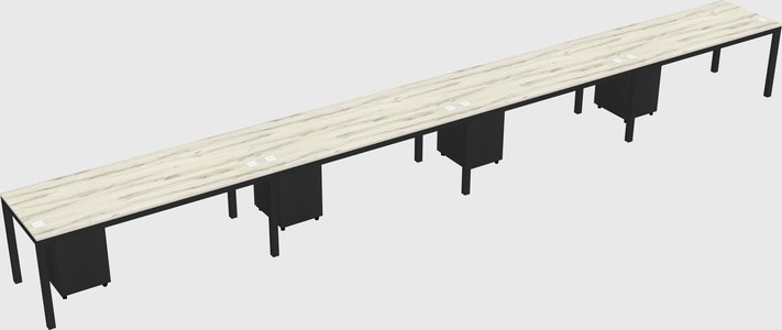 Rectangular desk