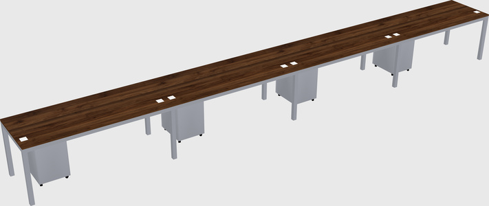 Rectangular desk
