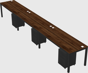 Rectangular desk