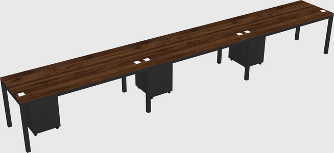 Rectangular desk