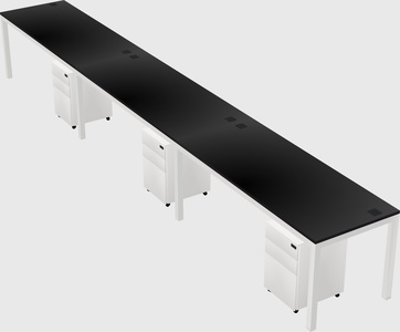Rectangular desk