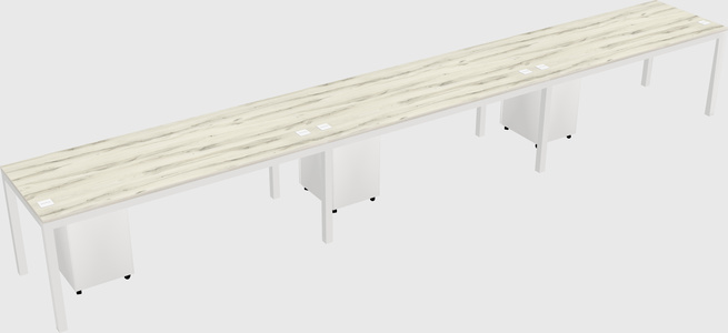 Rectangular desk