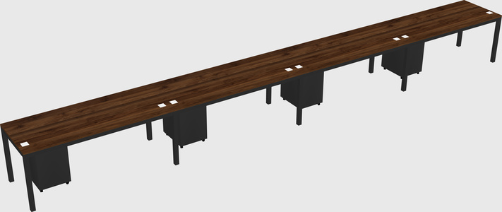 Rectangular desk